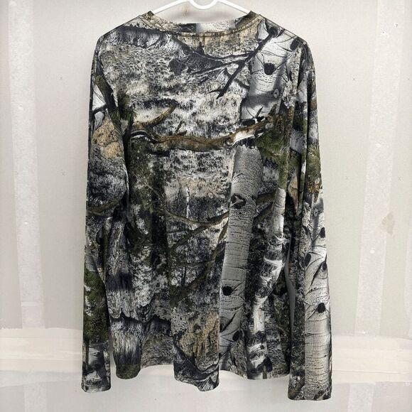 Mossy Oak Mens XL Performance Wear Long Sleeve Shirt EUC - Picture 3 of 4